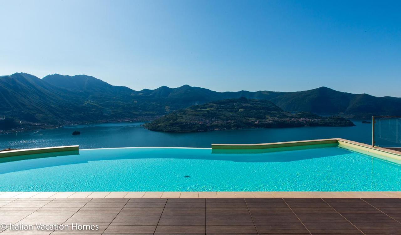 Italian Vacation Homes - Panoramic Villa Parzanica Buitenkant foto