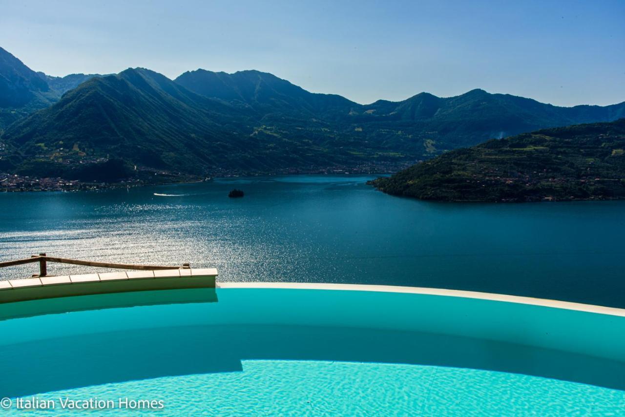 Italian Vacation Homes - Panoramic Villa Parzanica Buitenkant foto