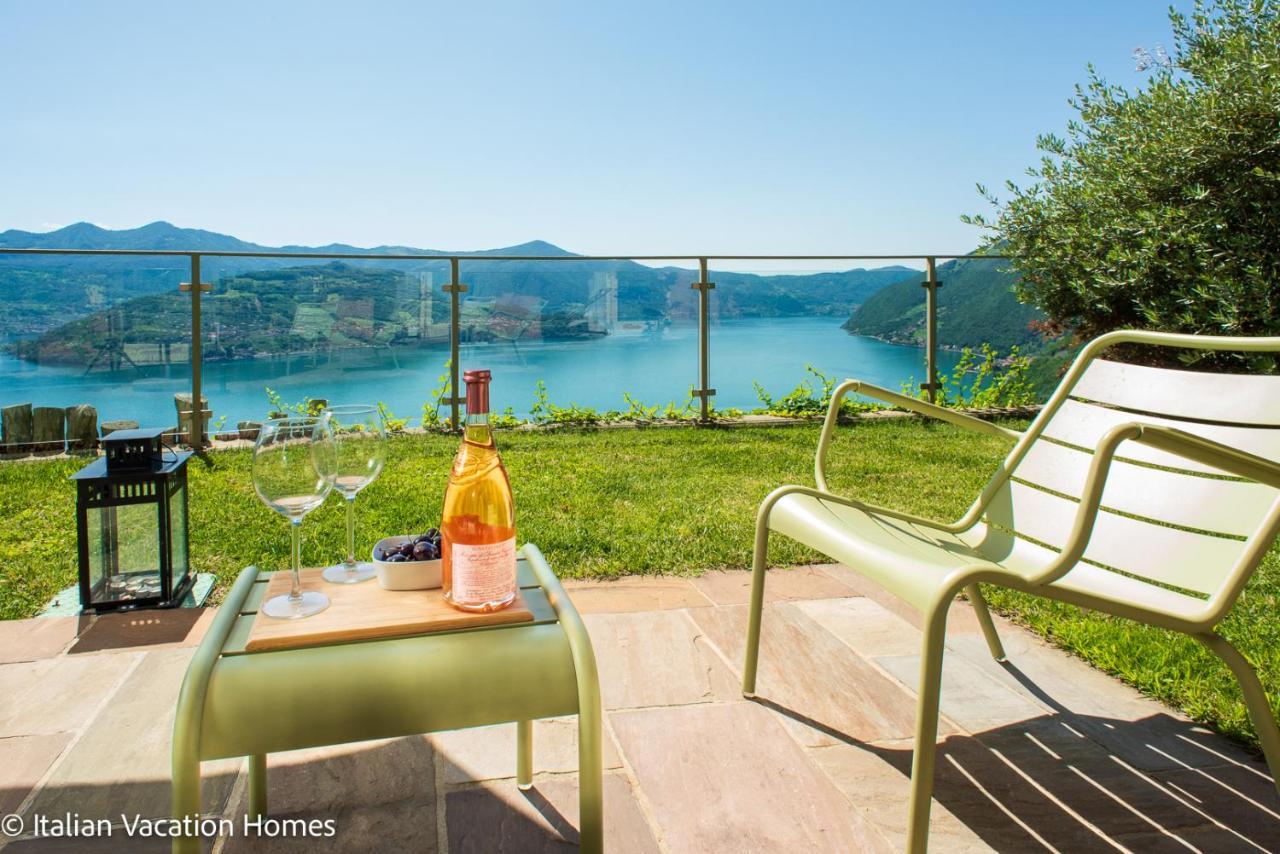 Italian Vacation Homes - Panoramic Villa Parzanica Buitenkant foto