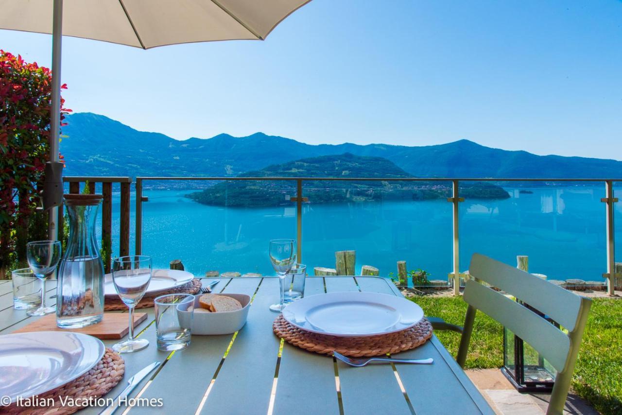 Italian Vacation Homes - Panoramic Villa Parzanica Buitenkant foto