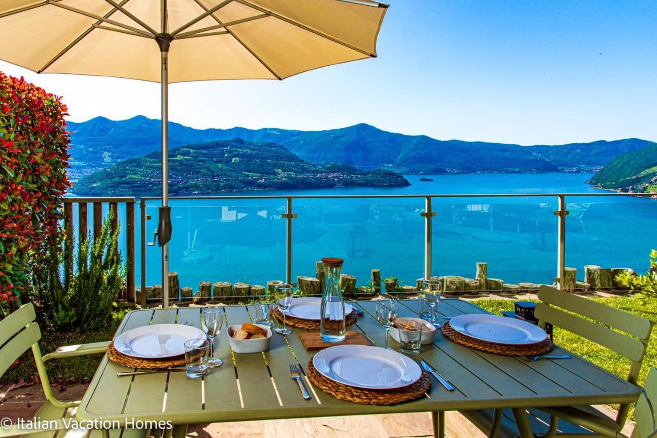 Italian Vacation Homes - Panoramic Villa Parzanica Buitenkant foto