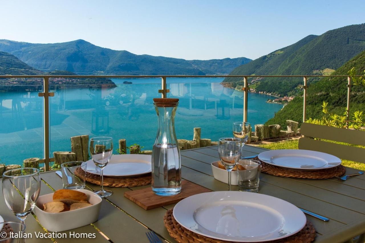 Italian Vacation Homes - Panoramic Villa Parzanica Buitenkant foto